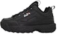 (W) FILA Disruptor Rendah 'Black Comfort' 5FM00621-021