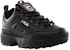 (W) FILA Disruptor Rendah 'Black Comfort' 5FM00621-021