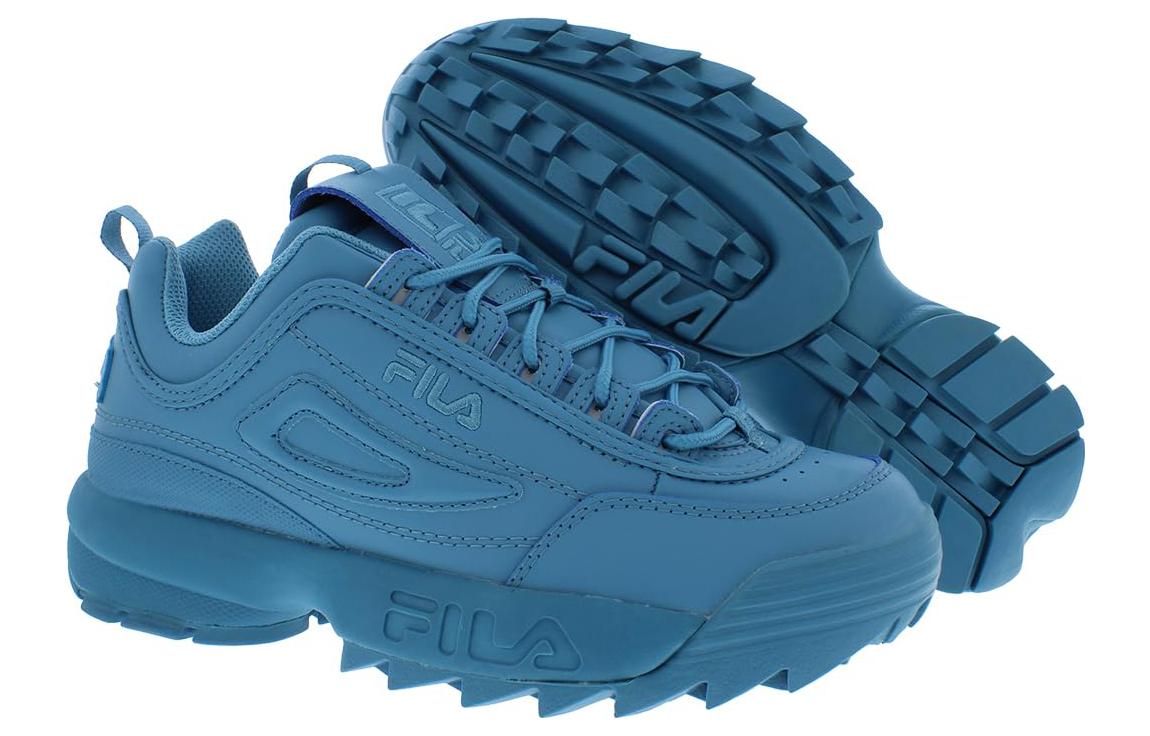 Shop (W) 휠라 디스럽터 로우 "블루 컴포트" 5XM01814-400