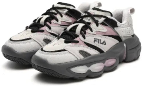FILA斐乐 舒適 加絨版 減震耐磨 低幫 生活休閒鞋 女款 灰色 Lookbook FILA斐乐 舒適 加絨版 減震耐磨 低幫 生活休閒鞋 女款 灰色