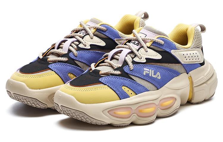 Lookbook (W) FILA ET 时尚鞋 '米黄色蓝色黄色' F12W312120FTB
