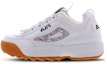Buy (W) フィラ ディスラプター LOW 白 (Fira Disuruputā LOW Shiro) 3FM00597125