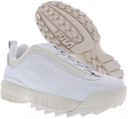 FILA斐樂 Disruptor 圓頭綁帶 減震支撐 低筒 跑步鞋 女款 白 Purchase FILA斐樂 Disruptor 圓頭綁帶 減震支撐 低筒 跑步鞋 女款 白