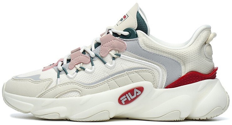 Fila dad shoes white sales