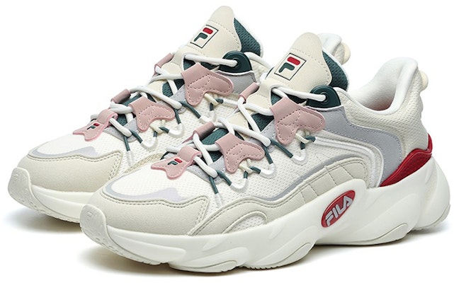 Buy Women FILA Dad Shoe White Pink Green F12W141105FWA Novelship