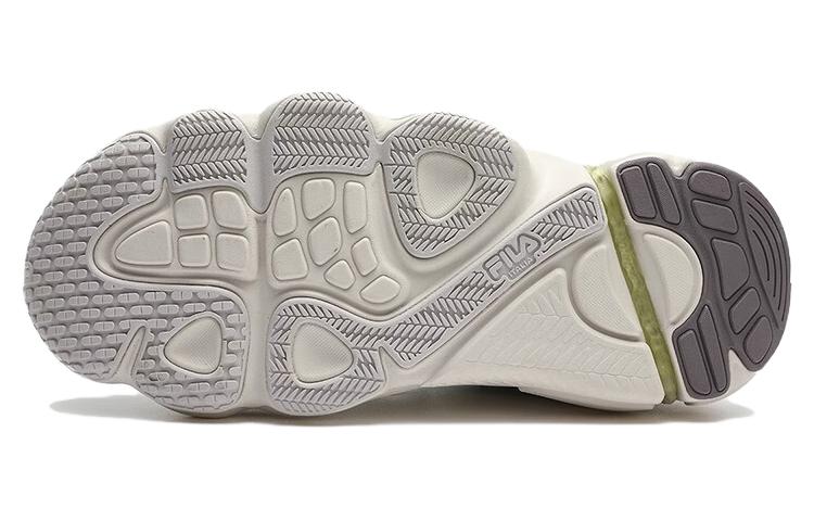 Details for FILA斐樂 舒適 減震耐磨 低筒 爸爸鞋 女款 白綠色