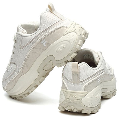 (W) FILA Disruptor Rendah 'Putih Kelabu' F12W144136FSA Shop (W) FILA Disruptor Rendah 'Putih Kelabu' F12W144136FSA