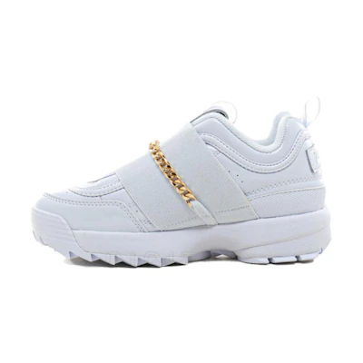 (W) FILA Disruptor Low 'White Velcro'