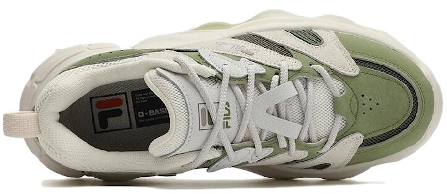 (Women) FILA Disruptor Low Sneakers 'White Green' F12W342109FJL Lookbook (Women) FILA Disruptor Low Sneakers 'White Green' F12W342109FJL