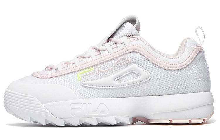 (Women) FILA Disruptor Low Top Running Shoes For Pink F12W021410FWP