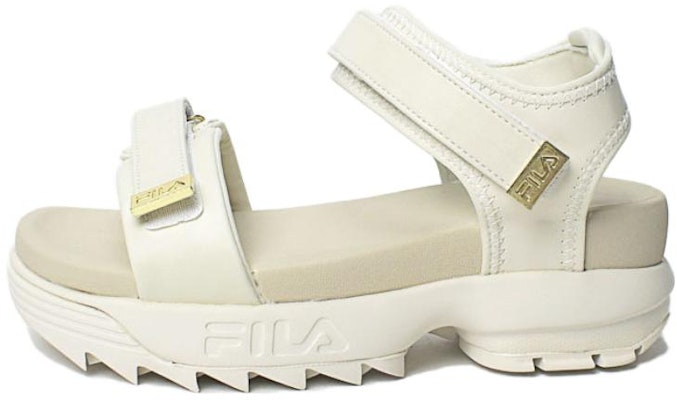 FILA 斐乐 Disruptor 防滑耐磨 簡約 沙灘涼鞋 女款 白色 Buy FILA 斐乐 Disruptor 防滑耐磨 簡約 沙灘涼鞋 女款 白色