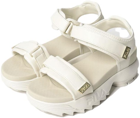 FILA 斐乐 Disruptor 防滑耐磨 簡約 沙灘涼鞋 女款 白色 Order FILA 斐乐 Disruptor 防滑耐磨 簡約 沙灘涼鞋 女款 白色