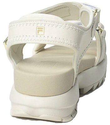 FILA 斐乐 Disruptor 防滑耐磨 簡約 沙灘涼鞋 女款 白色 Shop FILA 斐乐 Disruptor 防滑耐磨 簡約 沙灘涼鞋 女款 白色