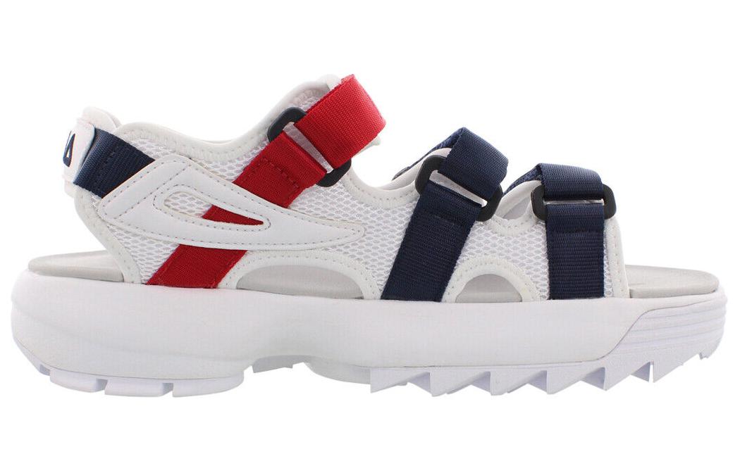 (Women) FILA Disruptor Sandal 'White Navy Red'  5SM00035-125
