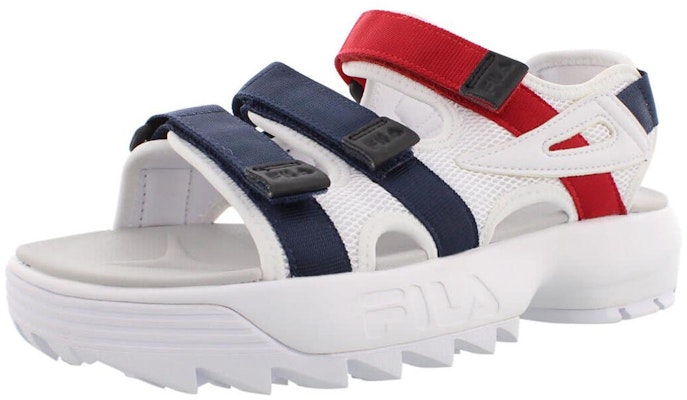 (W) FILA 破坏者凉鞋 '白色海军蓝红色' 5SM00035-125 Order (W) FILA 破坏者凉鞋 '白色海军蓝红色' 5SM00035-125