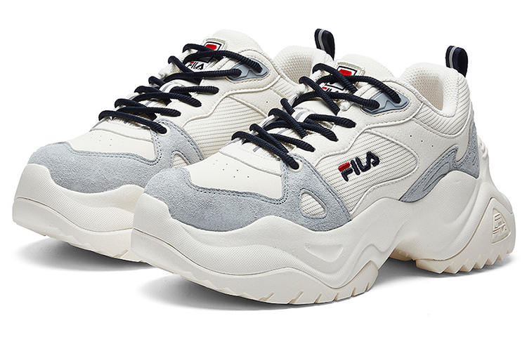 Lookbook (W) 휠라 디스럽터 스니커즈 '화이트 그레이' F12W941128FGD