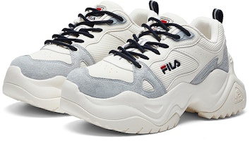 (W) 휠라 디스럽터 스니커즈 '화이트 그레이' F12W941128FGD Lookbook (W) 휠라 디스럽터 스니커즈 '화이트 그레이' F12W941128FGD