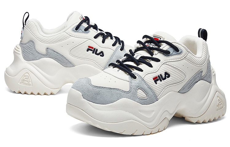 Shop (W) 휠라 디스럽터 스니커즈 '화이트 그레이' F12W941128FGD