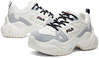 (W) 휠라 디스럽터 스니커즈 '화이트 그레이' F12W941128FGD Shop (W) 휠라 디스럽터 스니커즈 '화이트 그레이' F12W941128FGD