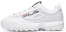 Buy (W) 斐乐 Disruptor 白色运动鞋 F12W021410FWT