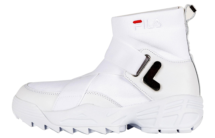 Buy (W) FILA 破坏者高帮跑鞋 白色 (弹性织物) F16W913713FWT