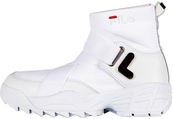 (W) FILA 破坏者高帮跑鞋 白色 (弹性织物) F16W913713FWT Buy (W) FILA 破坏者高帮跑鞋 白色 (弹性织物) F16W913713FWT