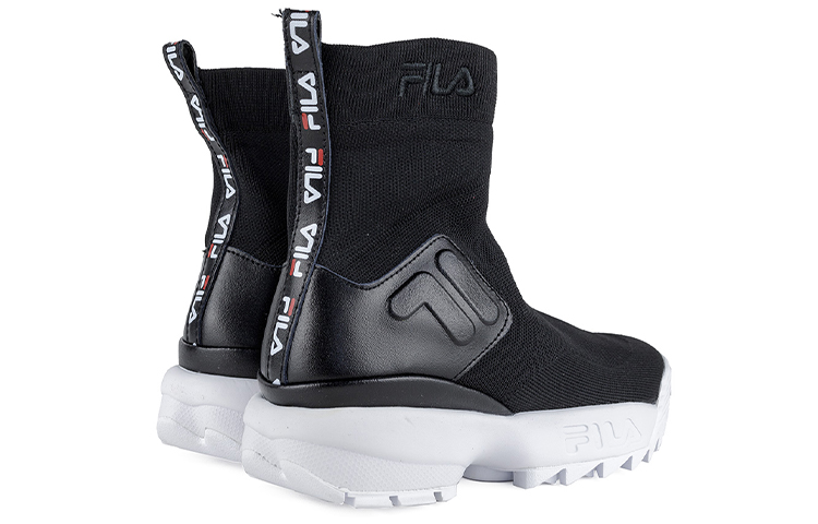 (W) FILA Disruptor Stretch Trainers Black/White 圖 3