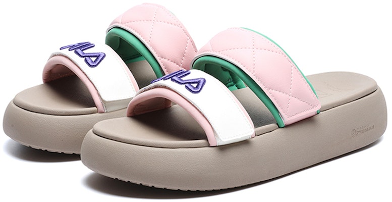 (W) 휠라 도넛 "브라운 화이트 핑크" (43 characters) F12W221503FGS Order (W) 휠라 도넛 "브라운 화이트 핑크" (43 characters) F12W221503FGS