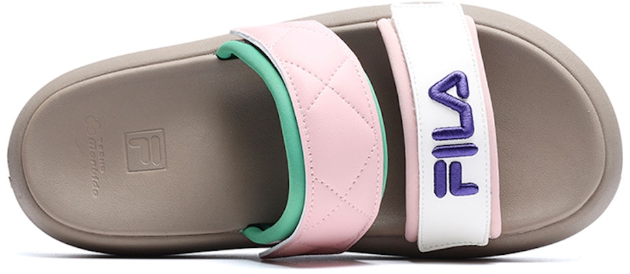 (W) 휠라 도넛 "브라운 화이트 핑크" (43 characters) F12W221503FGS Lookbook (W) 휠라 도넛 "브라운 화이트 핑크" (43 characters) F12W221503FGS