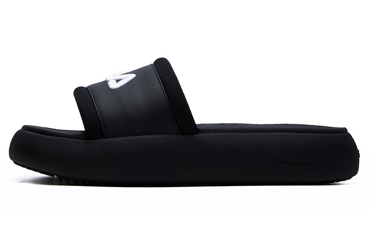 (Women) FILA Donut Fashion Casual Slippers For Black F12W124622FBK