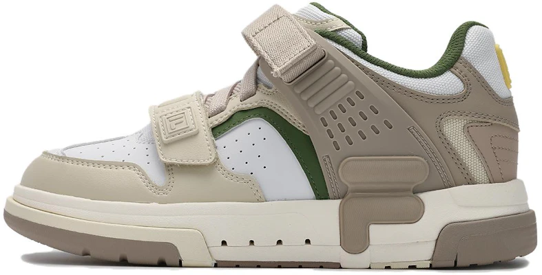 FILA斐樂 DOPPIO 舒適百搭 簡約 耐磨 中筒 板鞋 女款 白棕色 Buy FILA斐樂 DOPPIO 舒適百搭 簡約 耐磨 中筒 板鞋 女款 白棕色