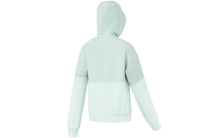 (Women) FILA Dream Green Colorblock Hoodie Athletic Sweatshirt A11W331503F-TQ 圖 3
