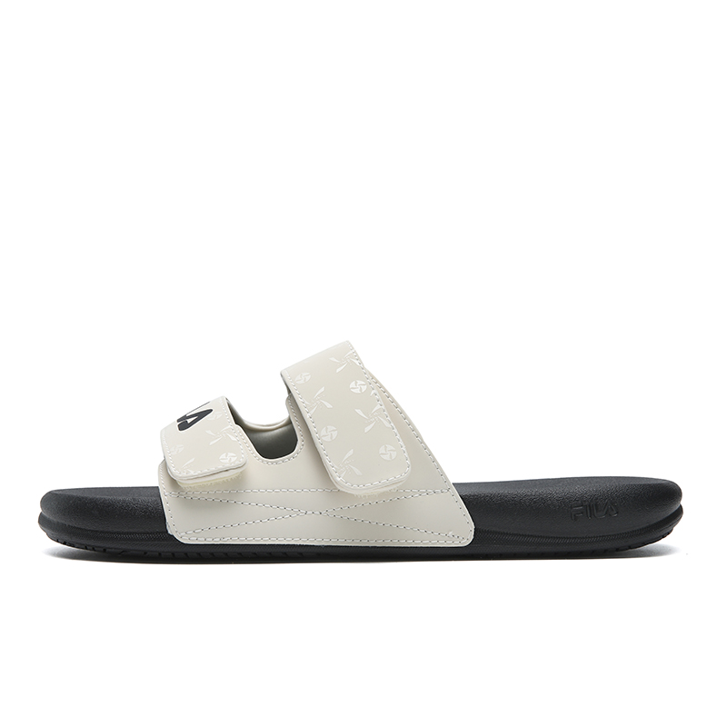 (Women) FILA DRIFTER 2 White Foam Slide Sandals with Velcro Strap. F12W622506FWG
