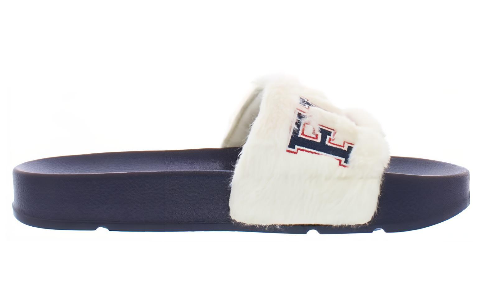 (W) FILA Drifter Furry Collegiate Slide 'Black White' 圖 2
