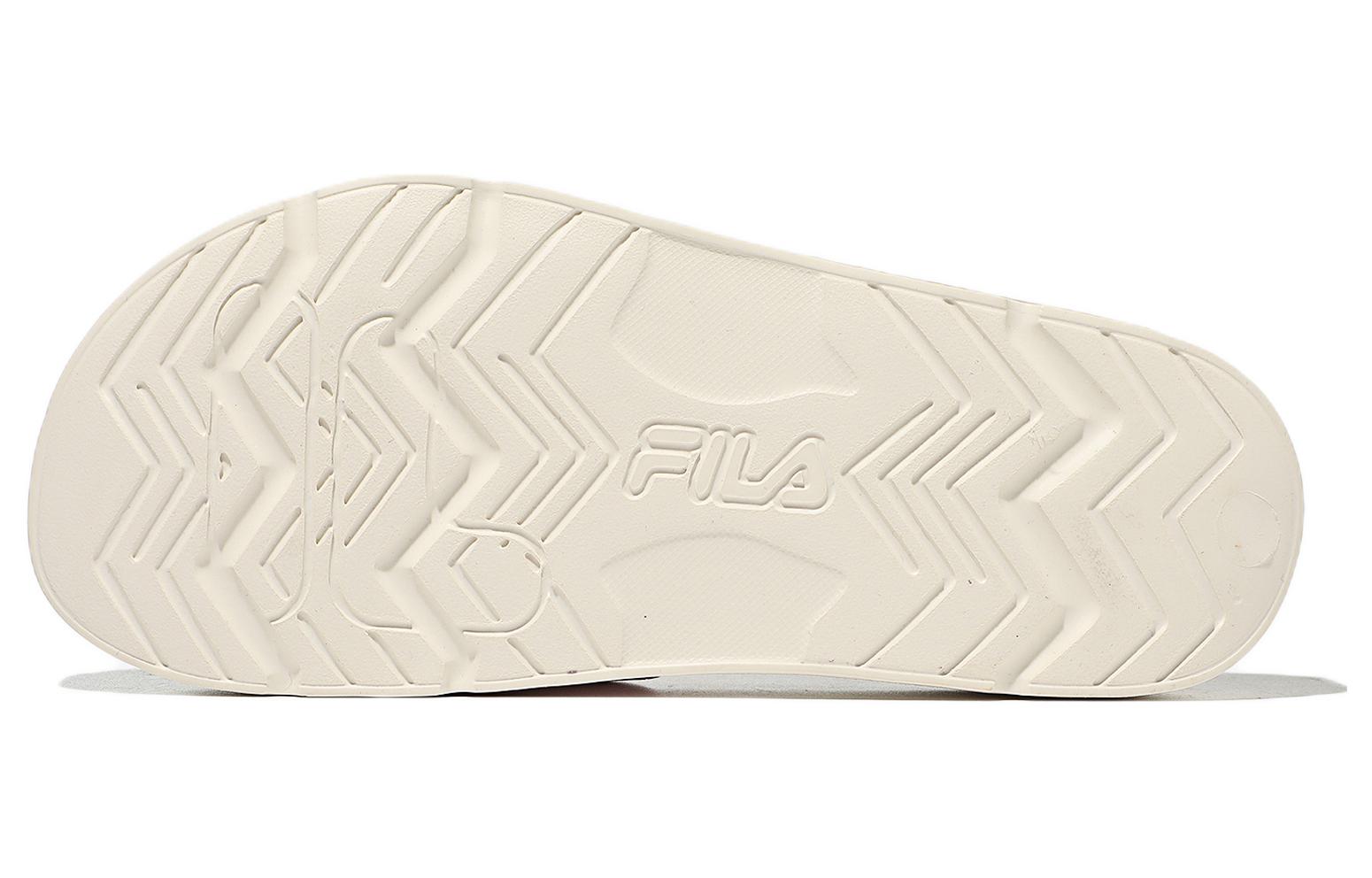 Shop Fila 斐樂 Drifter Lines 休閒運動拖鞋 女款 粉咖色 韓版