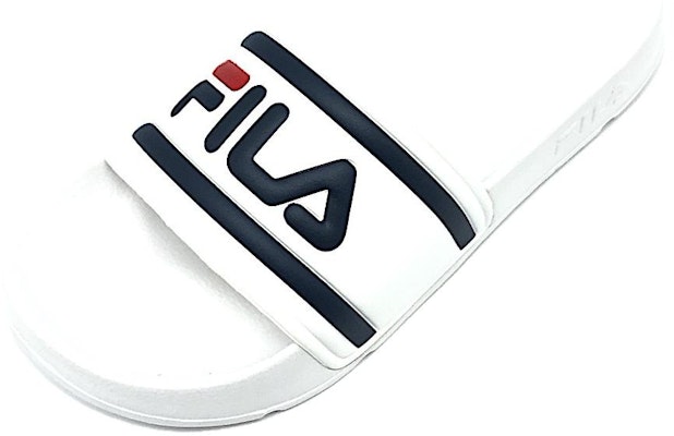(W) FILA Drifter Slide 'Putih Hitam' 10109341FG Lookbook (W) FILA Drifter Slide 'Putih Hitam' 10109341FG