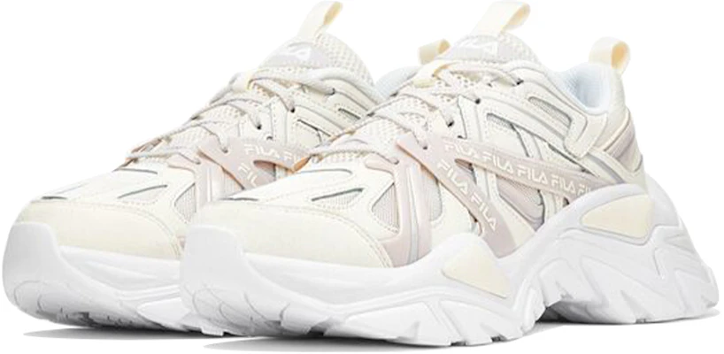 (W) FILA Electrove 2 '栀子白' 运动鞋 5RM01535-103 Lookbook (W) FILA Electrove 2 '栀子白' 运动鞋 5RM01535-103