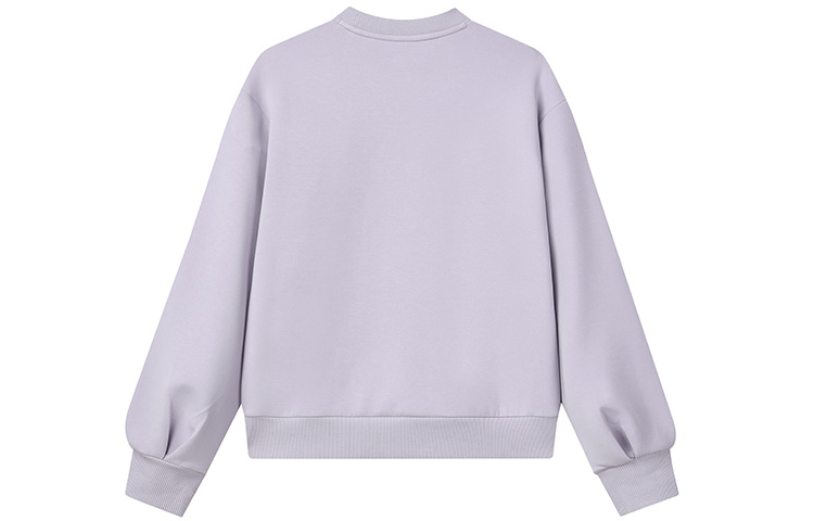 Lookbook (W) FILA 刺繡Logo 套頭針織衫 淡粉紫色 F11W148201F-VT