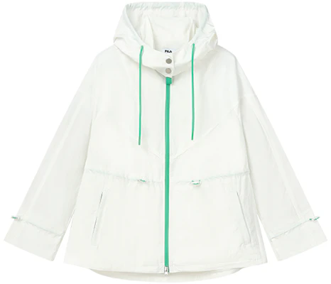 (W) Chaqueta Blanca con Capucha Tejida FILA Emerald Casual F11W214705FWT Order (W) Chaqueta Blanca con Capucha Tejida FILA Emerald Casual F11W214705FWT