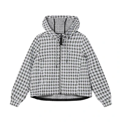 (Women) FILA Emerald Plaid Full-Print Knit Hoodie Jacket Women F11W414502F-ZB