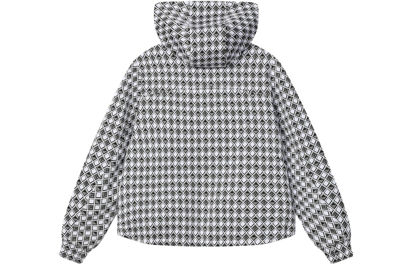 (Women) FILA Emerald Plaid Full-Print Knit Hoodie Jacket Women F11W414502F-ZB 圖 3