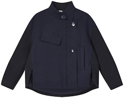 (W) FILA エメラルドソリッドカラーニットジャケット - スカイブルー F11W414701F-NV Order (W) FILA エメラルドソリッドカラーニットジャケット - スカイブルー F11W414701F-NV