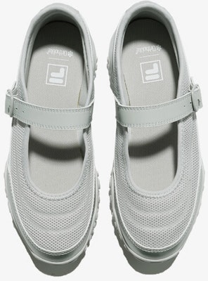 (Women) Fila Escape Mary Jane Shoes Grey/White/White 11001XM02376H063 Shop (Women) Fila Escape Mary Jane Shoes Grey/White/White 11001XM02376H063