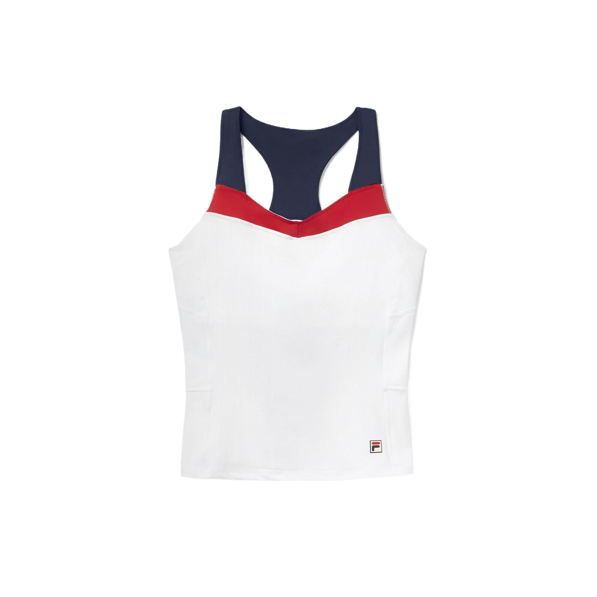 (Women) FILA Essentials Classic White Tennis Shirt for Women TW13A779-100