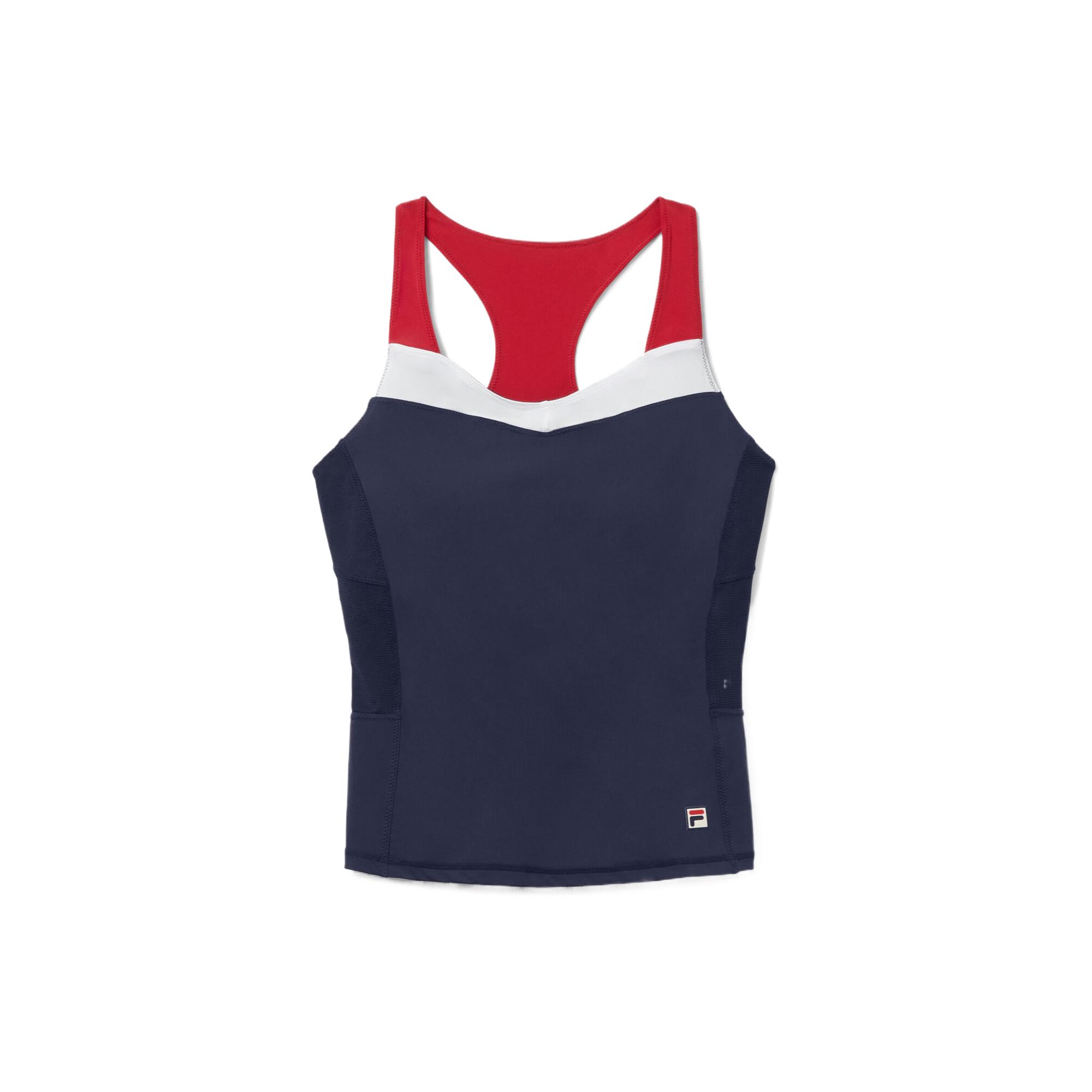 (Women) FILA Essentials Navy Blue Soft Athletic Tank Top TW13A779-412