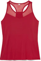 (Women) FILA Essentials Red Tennis Shirt - Classic Minimalist Design TW31D352-640 (Women) FILA Essentials Red Tennis Shirt - Classic Minimalist Design TW31D352-640