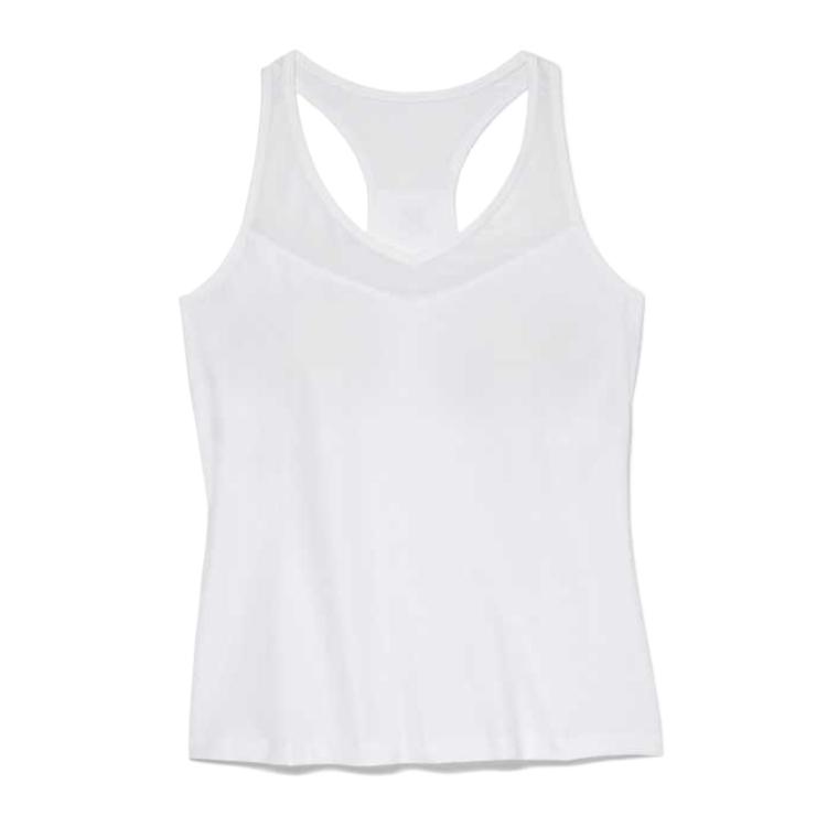 (Women) FILA Essentials White Tennis Shirt - Comfortable & Stylish Sportswear TW31D352-100