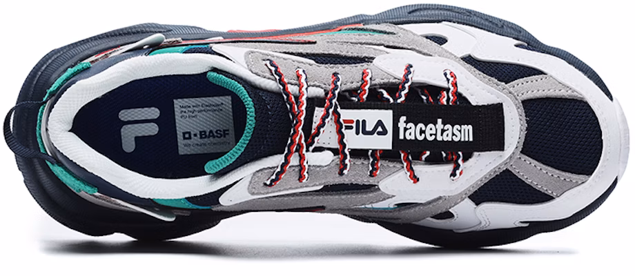 (W) FILA FACETASM Fusion "ラクーン白青" (Rakūn Shiro Ao) T12W234101FWD Lookbook (W) FILA FACETASM Fusion "ラクーン白青" (Rakūn Shiro Ao) T12W234101FWD