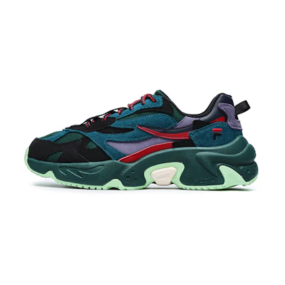 (W) FILA FACETASM Fusion Raccoon 'Black Green Shuttle'
