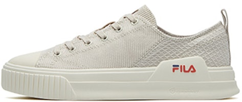 (Women) FILA Fashion Court Low-Top Sneakers Creamy/White F12W134343FWS (Women) FILA Fashion Court Low-Top Sneakers Creamy/White F12W134343FWS